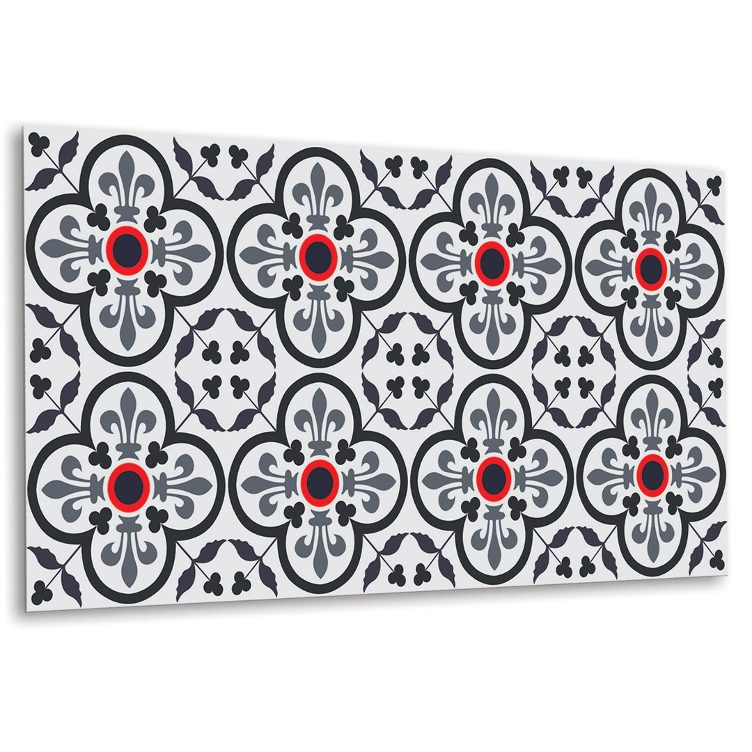 Wall Tiles Self Adhesive Vinyl Splashback Wall Stickers 39,37x19,68 Inch Sticker Tile Peel and Stick