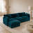 Oversize Modular Sectional Sofa with Ottoman
