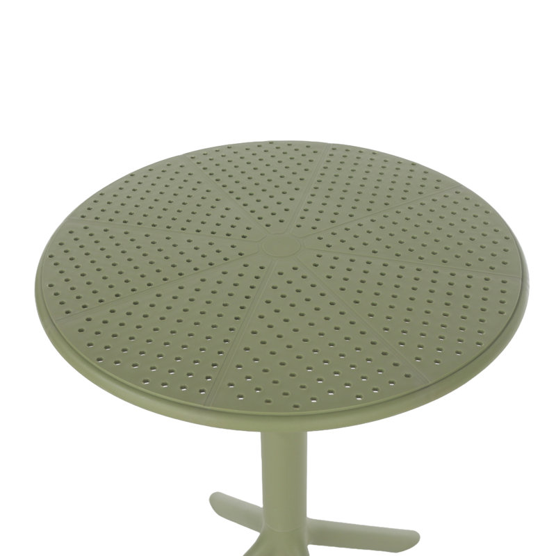Athens 2 - Person Patio Dining Set with Round Table, Green