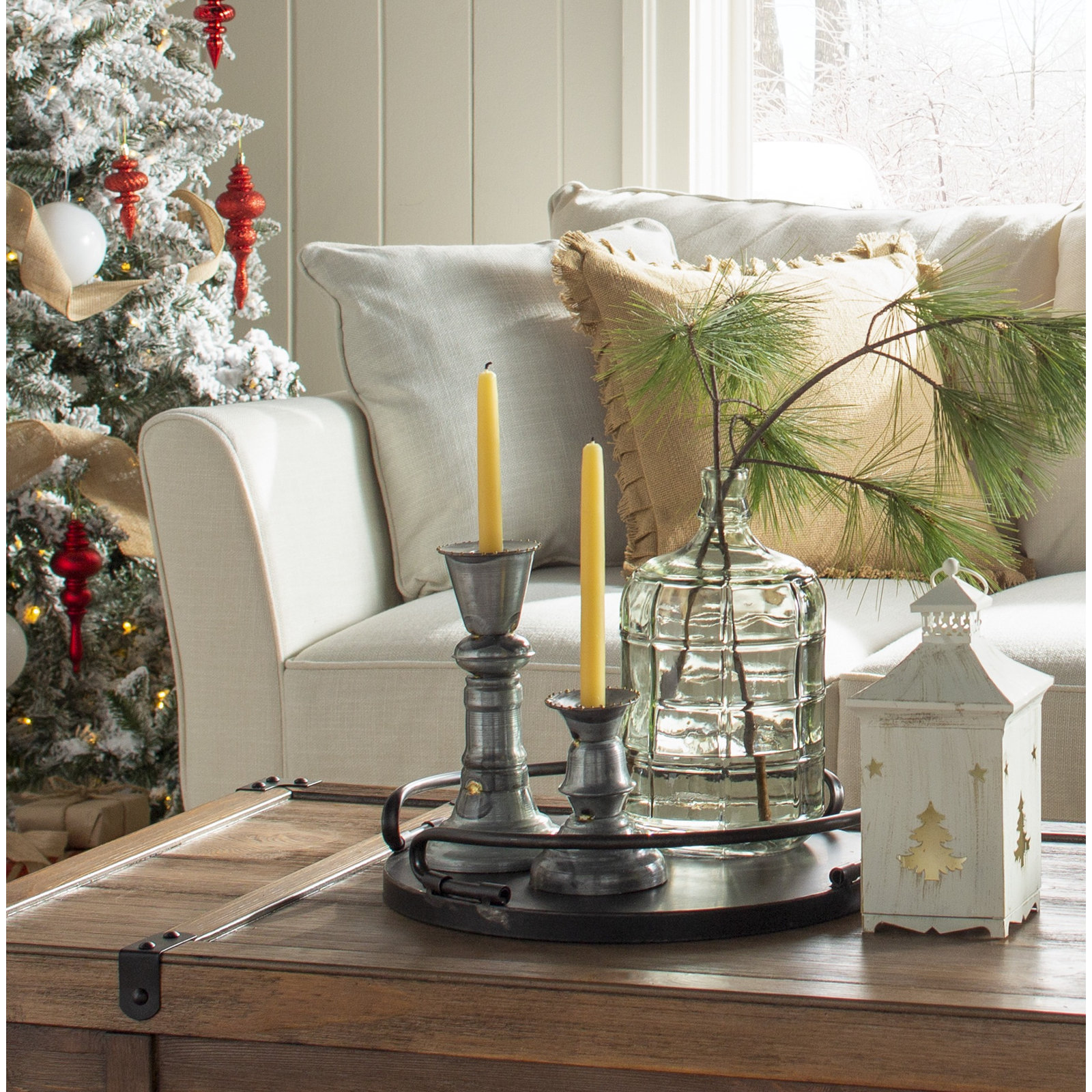 Shatterproof Bauble, 4" H x 4" W x 4" D, White