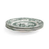 Heritage Green Italian 7.25" Salad Plates, Set of 4