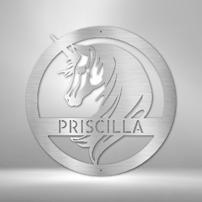 Monogramme de licorne personnalisé