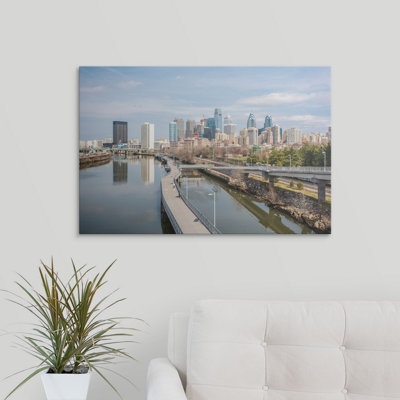 «Philadelphia City Skyline, Pennsylvania», reproduction de photo