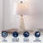 Thoms 26" Alabaster LED Table Lamp-594646415