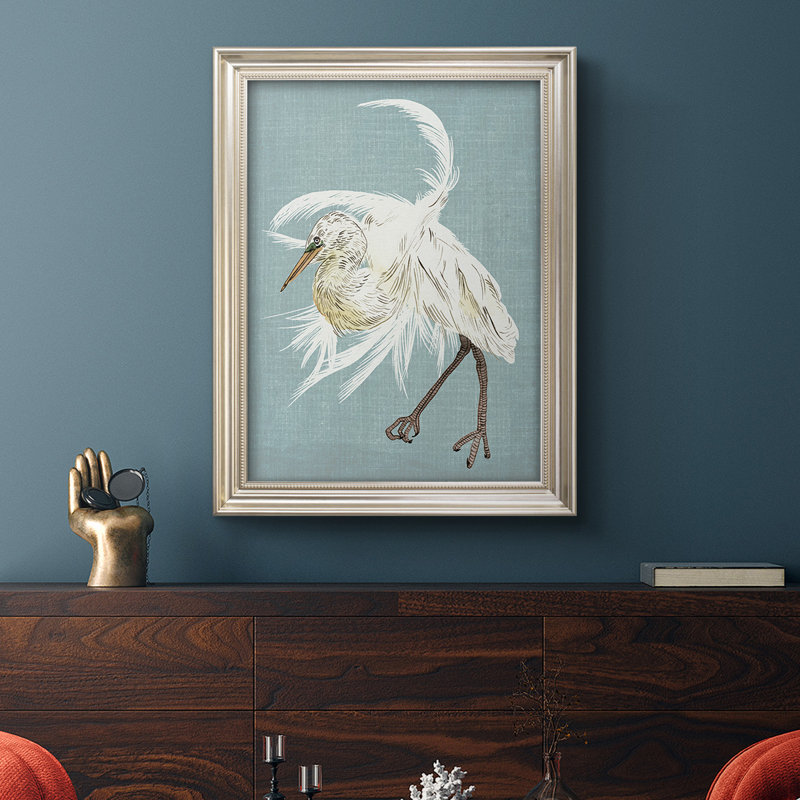 Heron Plumage IV Heron Plumage IV - reproduction d'art sur toile, L 21 po x H 25 po