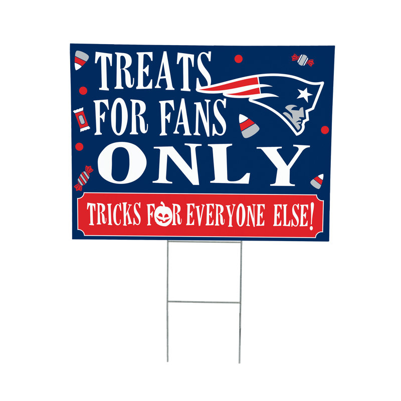 Green Bay Packers, enseigne d'Halloween pour les fans, New England Patriots