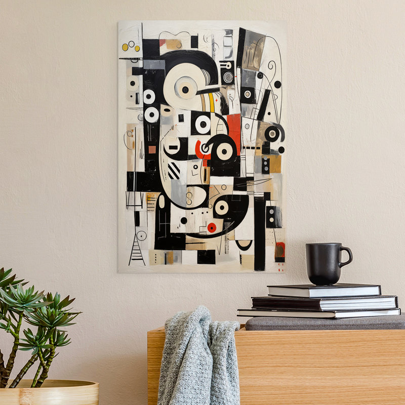ABSTRACT Series CECLXV III - Impression sur toile seulement - NON CADRE, H 36 po x l 24 po