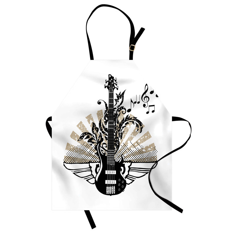 No Pattern Bib Apron