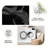 1PC Black and Gray Abstract Fluid Swirl Modern Minimalist Art area rugs for Living Room, Soft and Comfortable, Suitable for all seasons, easy-to-maintain, machine washable Indoor floor mat, Under Table Farmhouse suitable for dining table, bedroom,-129886481