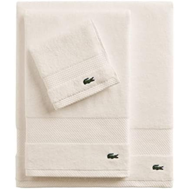 Essuie-mains Heritage 100% coton Supima, craie, 16 po x 30 po - très absorbant et à séchage rapide, serviette de bain super douce de qualité supérieure, essentiel pour la salle de bain, cadeau pour toutes les occasions, lavable à la machine