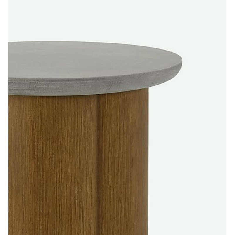 Table d'appoint circulaire moderne, simple et élégante