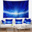 Tapis bleu rougeoyant Abstract-28502991