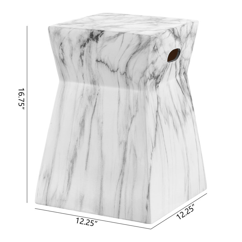 Tabouret de jardin en céramique Kirkpatrick