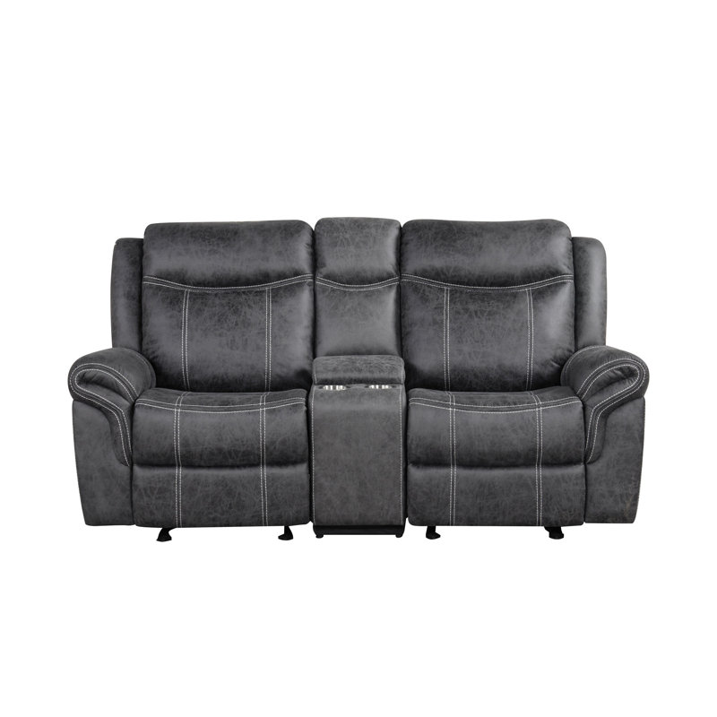 Causeuse en microfibre Zubaida