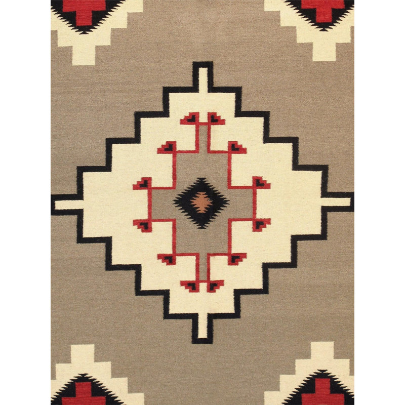 Bever Oriental Area Rug in Mocha
