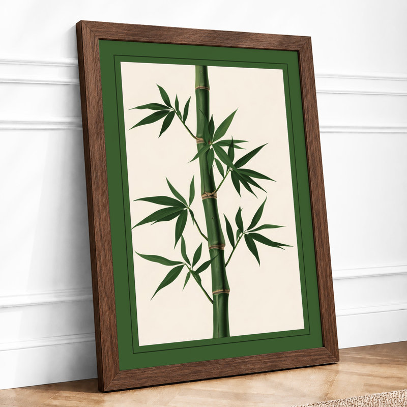 Bamboo Ascendant Botanical - Print, Walnut, A3 - 42.0 x 29.7 cm
