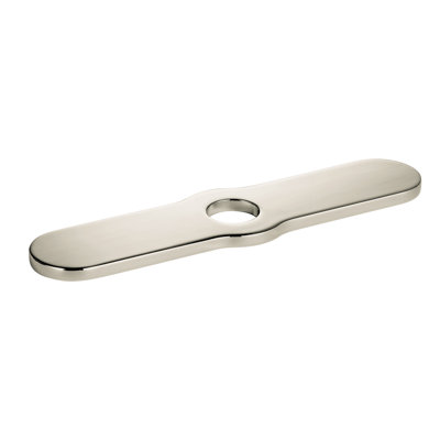 Plaque de base Hansgrohe pour robinets de cuisine à un trou, 10 po Plaque de base transitionnelle 11 po pour robinet de baignoire en chrome, 04797000