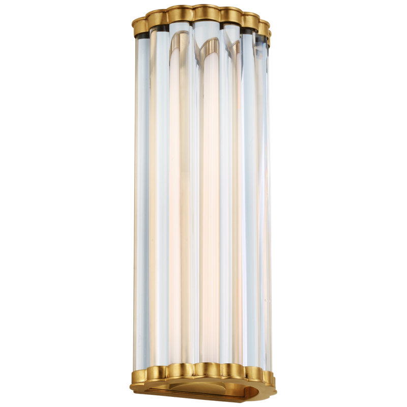 Chapman & Myers Kean 14" Sconce, Antique-Burnished Brass