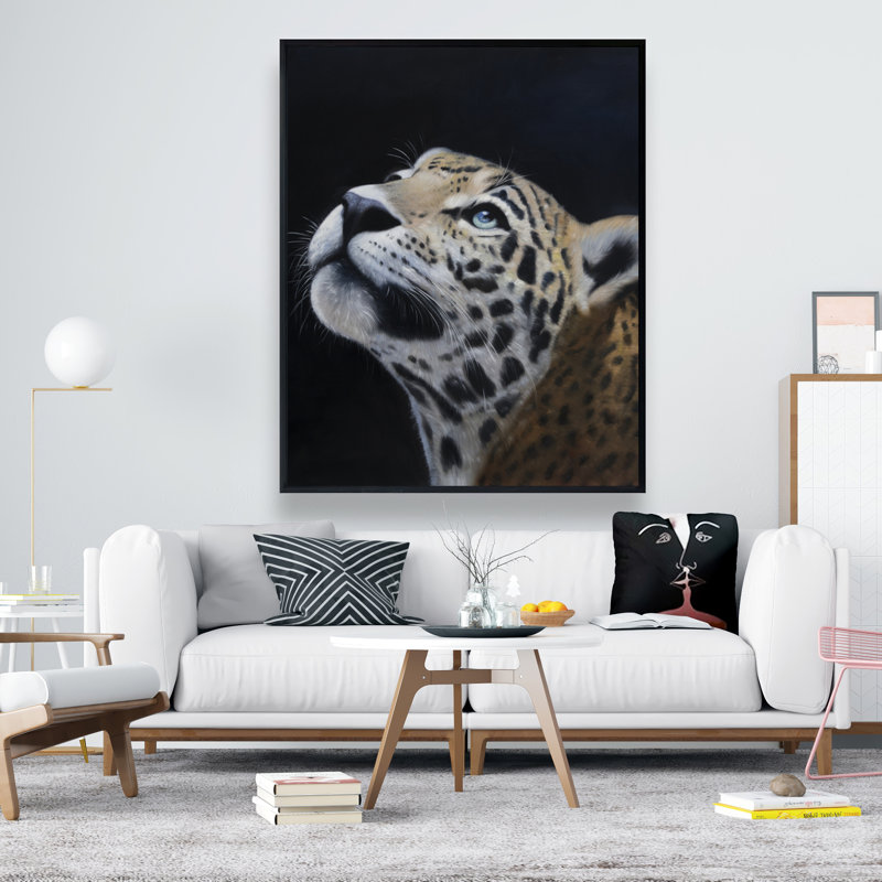 Art réaliste sur toile, "Leopard réaliste"