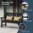 Laguna Poly 3-Piece Bench With Coffee Table-107083440