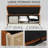 Modern 46" Bouclé Upholstered Storage Bench with Solid Wood Base & Hidden Compartment-129026613