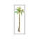 Washed Palm I by Carol Robinson - Floater Frame Panoramic Painting on Canvas