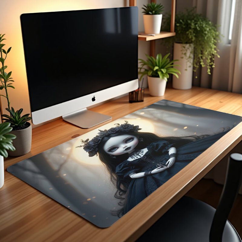 Polyester Desk Pad, 31.5x15.5