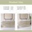 59.06 " W Wall Mounted Wall Mounted Single Double Single Vanity Bathroom Vanity With Resin Top