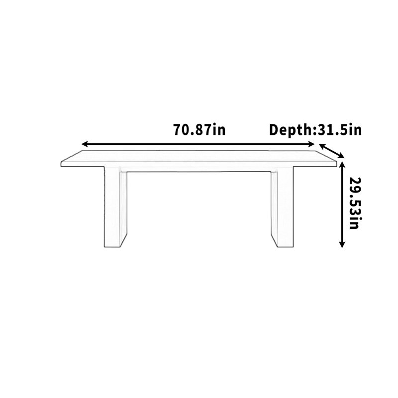 Buariki, Black, 29.53" H x 70.87" W x 31.5" D