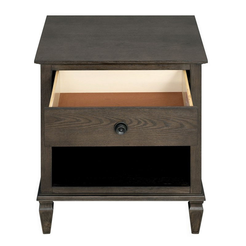 Table de chevet brun antique, Brun