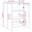 Wall Cabinet Wall-mounted Engineered Wood Storage Wall-Mounted Unit DIY-136935335