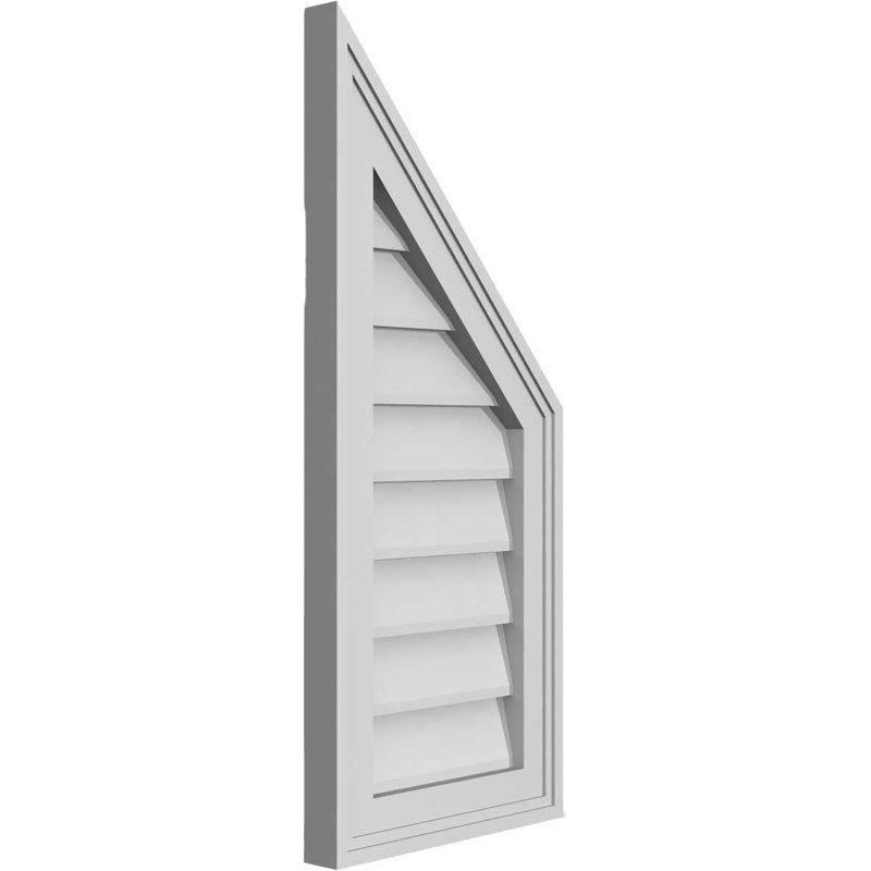 Évent en poire non-fonctionnel Signature, H 28 po x l 12 po x P 1,5 po, 13/12