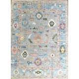 Alys: The Modern Oushak One-of-a-Kind 9' X 12' Hand Knotted Area Rug