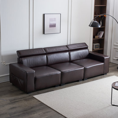 Canapé en cuir végétalien 115 "Areena