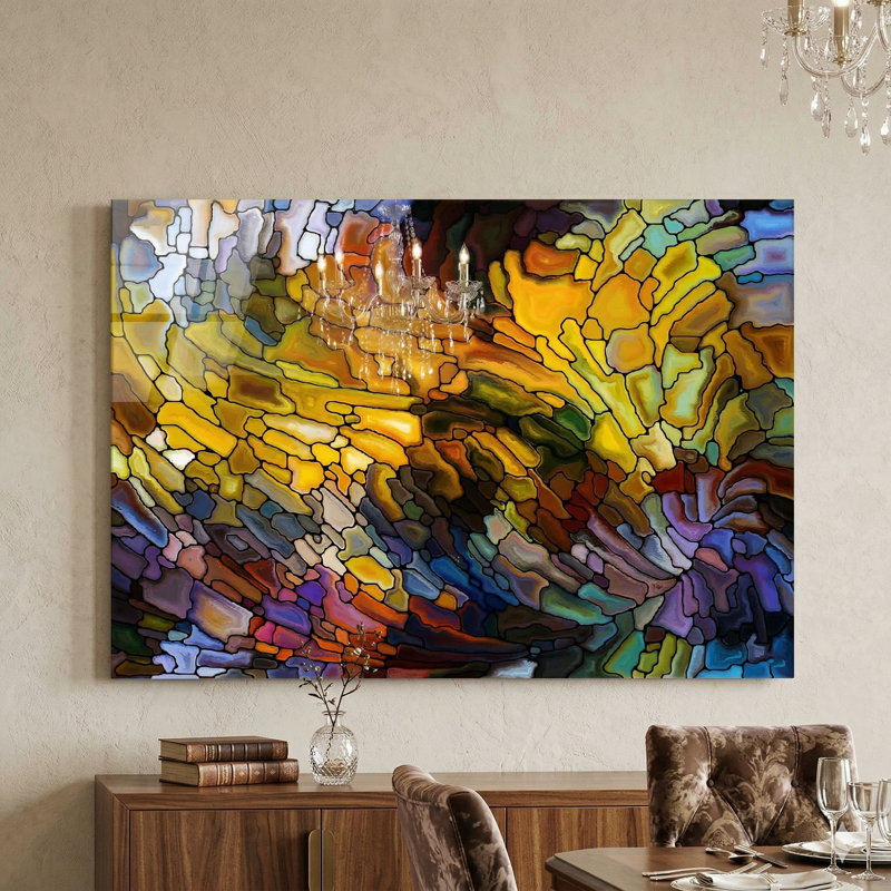 Dosseret de cuisine céleste en verre trempé 28 po x 39 po