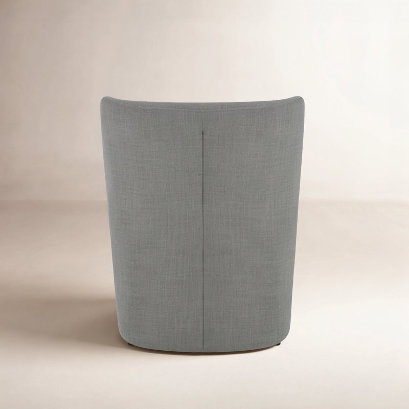 Chaise rembourrée Madie, Lin performance Performance Flint