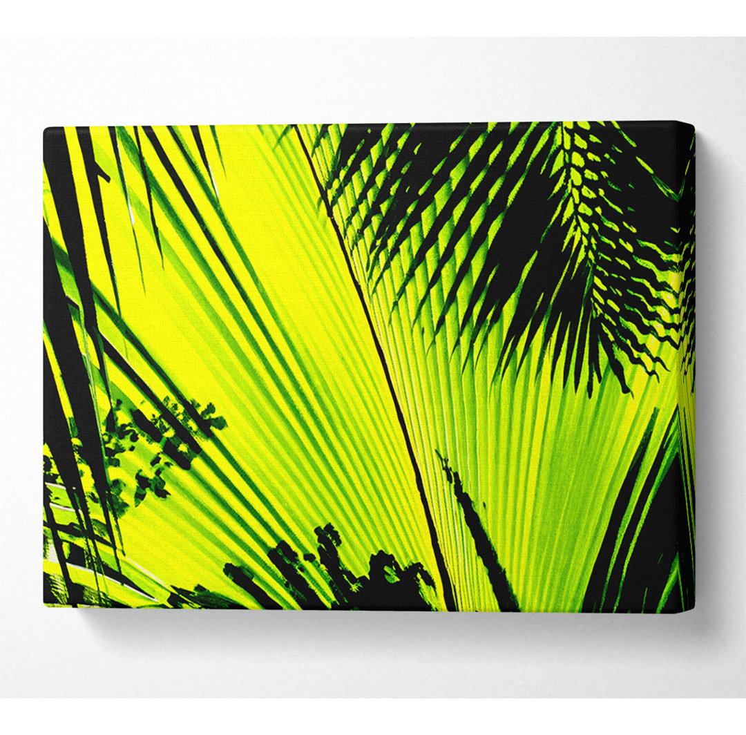 Lime Palm Tree - Leinwanddrucke