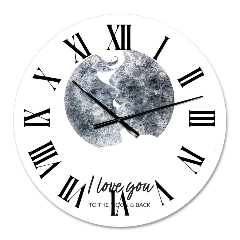 Horloge murale romantique, Moyen
