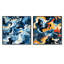 Cuahutemoc - Ensemble de 2 collages carrés abstraits-101843286-101843289