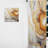 Tersk Beige And Orange Minimalism Stone Geode I - Traditional Curtain - Velvet Room Darkening - 1 panel-2050765350