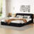 Queen Size Upholstered Platform Bed-1892029028