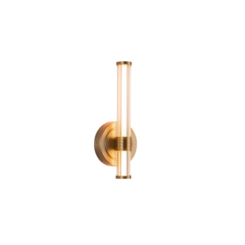 Luminaire pour meuble-lavabo Elsie, Doré, 12,13 po de hauteur, 9 W