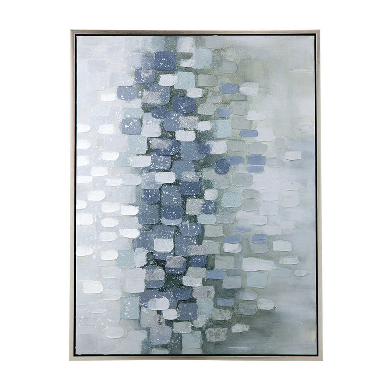 Paysage encadré sur toile