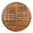 5-Piece Patio Extendable Wooden Dining Table Set with 4 PE Wicker Chairs