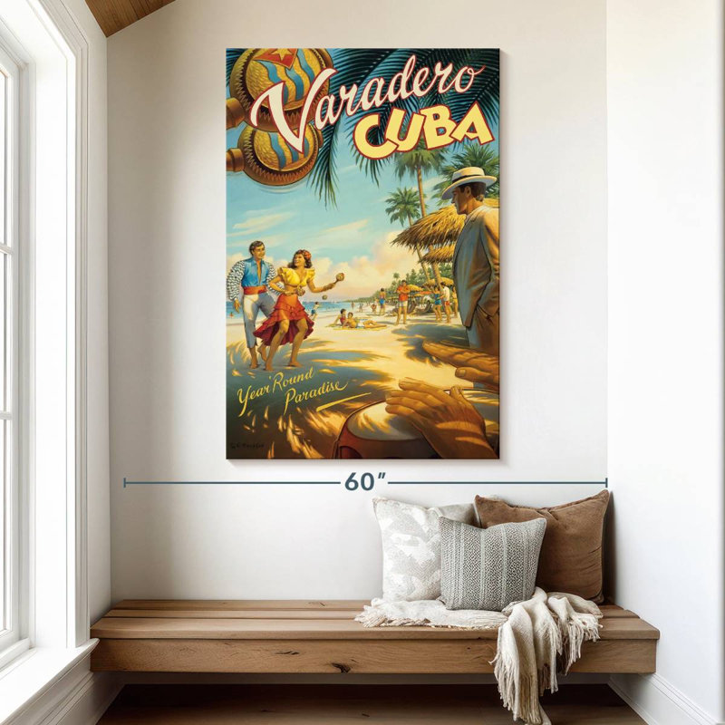 Gillard Varadero, Cuba, H 51 po x l 34 po