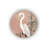 Beige Themed Cartoonist Design Flower Stork And Butterfly Patterned Modern Decorative Carpet-2019041362