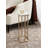 Marble and Metal Square Drink Table-98717399