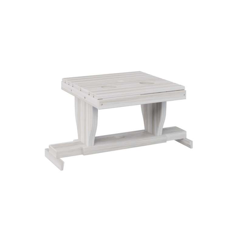 Outdoor Gliding Settee Table, Seashell