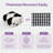 Modern Black/White Machine-Washable Checkered Shag Area Rug-1051475502-1051670947