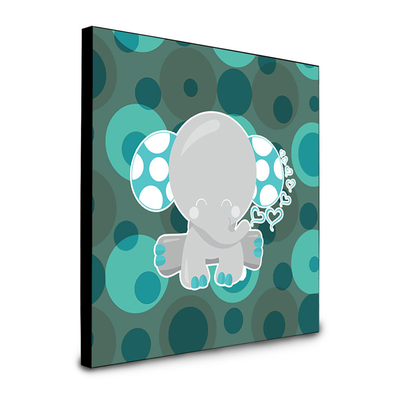 Panneau mural d’art éléphant naptime Mieka
